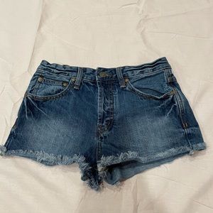 Free People Jean Shorts